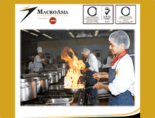 Tablet Screenshot of macroasiacatering.com